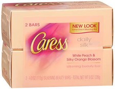 Caress Daily Silk Beauty Bars Pack Of 2 4.25Oz Creamy Lather Floral Scent