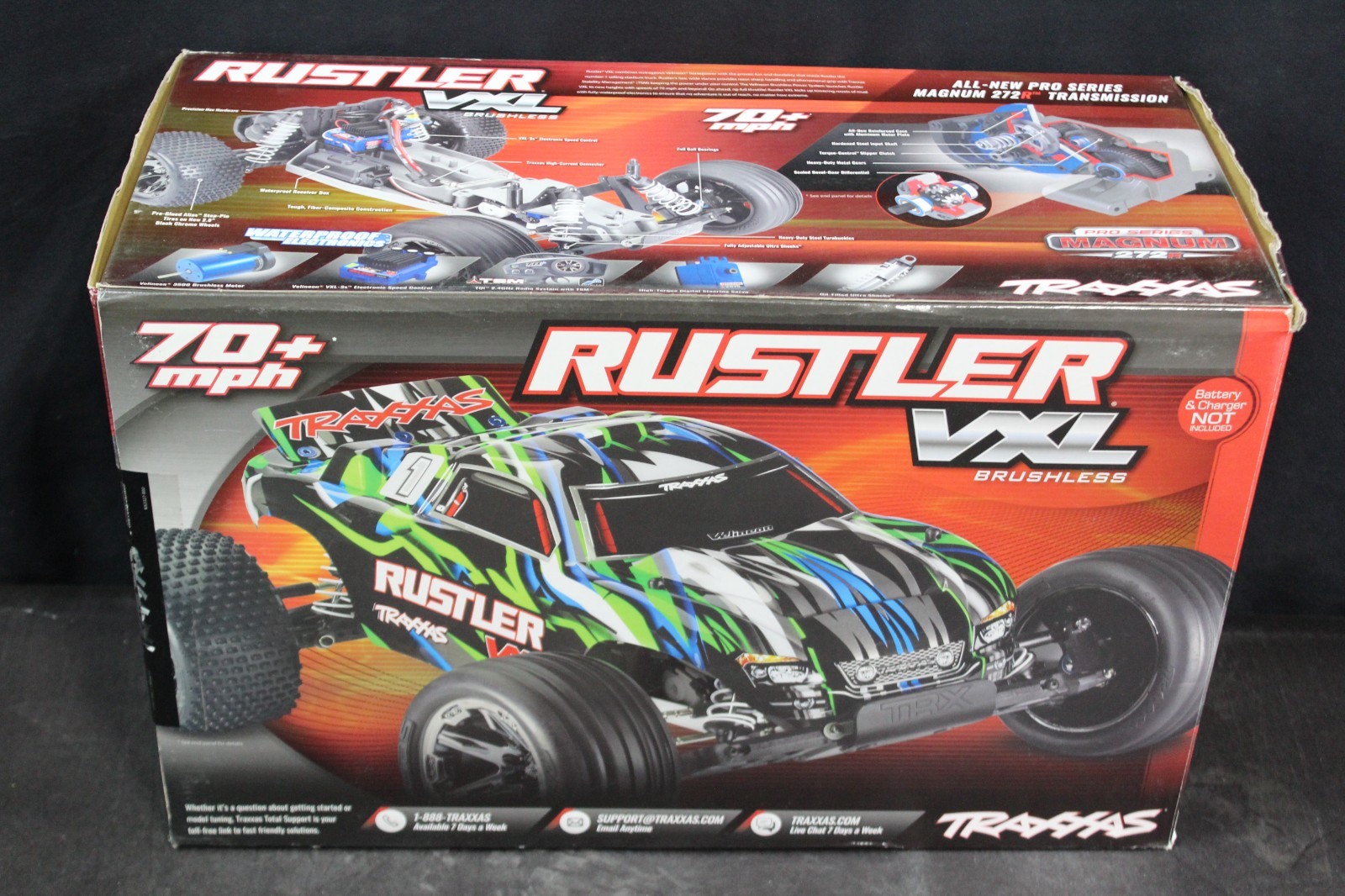 TRAXXAS 37076-74 RUSTLER VXL BRUSHLESS ST  755