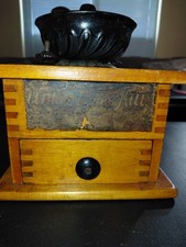 ANTIQUE Parker’s Double Grinder Union Coffee Mill no. 25