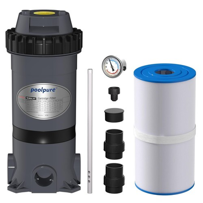 #ad #ad POOLPURE PFT AF50 Cartridge Pool Filter Tankamp;Element for Above amp; Inground Pools $159.99