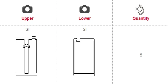 Jeu de roulements de vilebrequin King pour Dodge RAM Jeep EVA/EVC 4.7L +0,50mm Foto 2 de 4