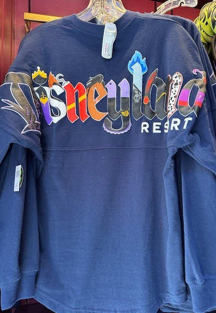 New 2025 Disneyland Villain Glow In The Dark Spirit Jersey