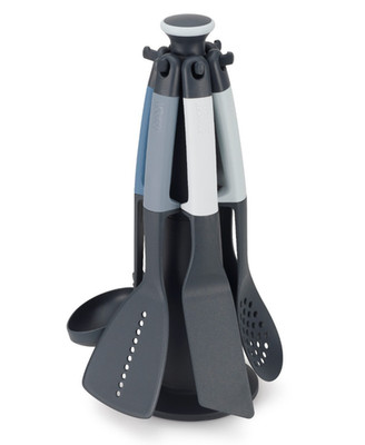 Elevate 6-piece Utensil Set with Rotating Carousel (Sky)
