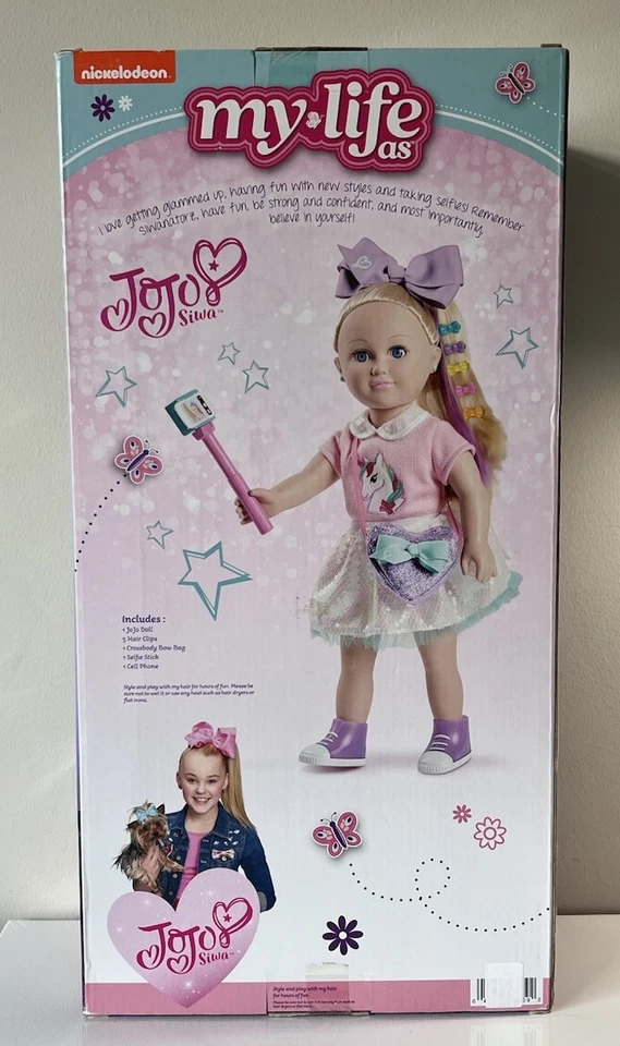 Muñeca My Life As Jojo Siwa 18" Unicornio Camisa Accesorios 2018 Walmart Ekslusive Foto 2 de 4