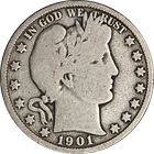 1901-O Barber Half Dollar