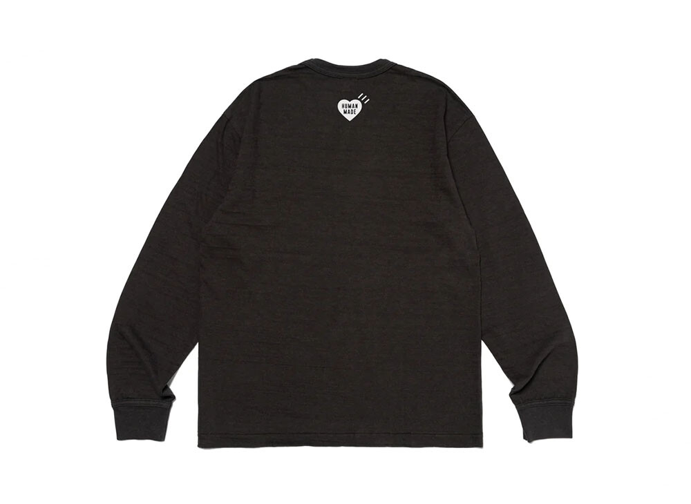 HUMAN MADE Graphic L/S T-Shirt Black White Grey 3colors Size HUMAN MADE Graphic L/S T-Shirt Black White Grey 3colors Size