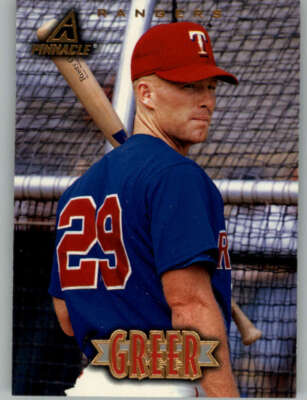 1997 New Pinnacle #63 Rusty Greer NM-MT Rangers 