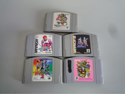 Nintendo 64 Games 5 Lot Shiren the Wanderer 2 Mario Party 2 Pokémon Stadium 2