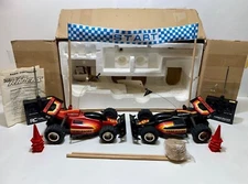 Vintage 1987 Village Toys RadioShack RC Car Aero-Racer Lot Of 2