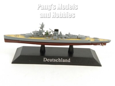 German Cruiser Deutschland 1/1250 Scale Diecast Model Ship