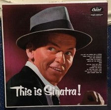 Frank Sinatra This Is Sinatra! 1956 Capitol Turquoise Label VG