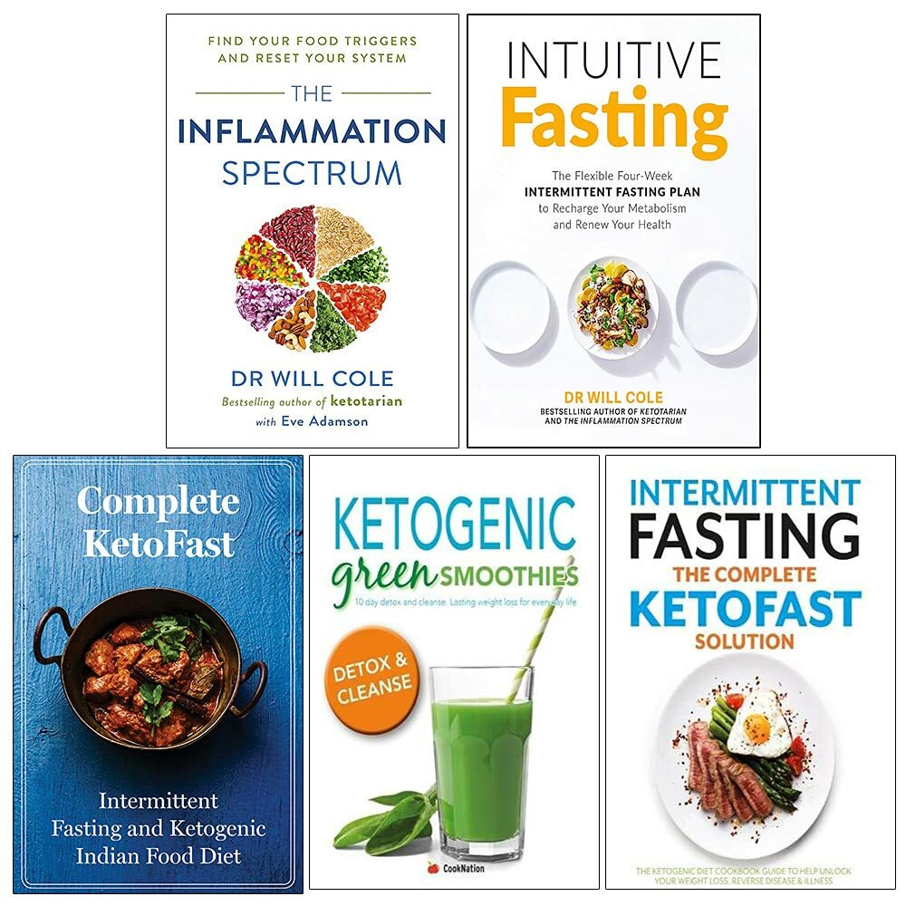 Inflammation, Intuitive Fasting, KetoFast, Ketogenic, Intermittent 5 Books Set - Image 3