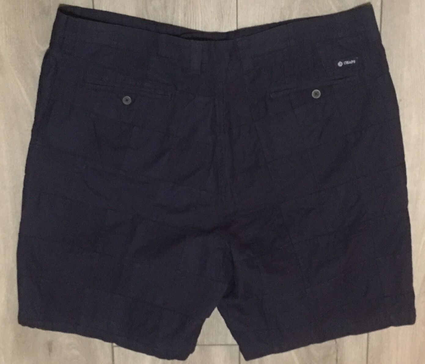 Chaps Geometric Navy Blue Patchwork Golf Shorts M… - image 5