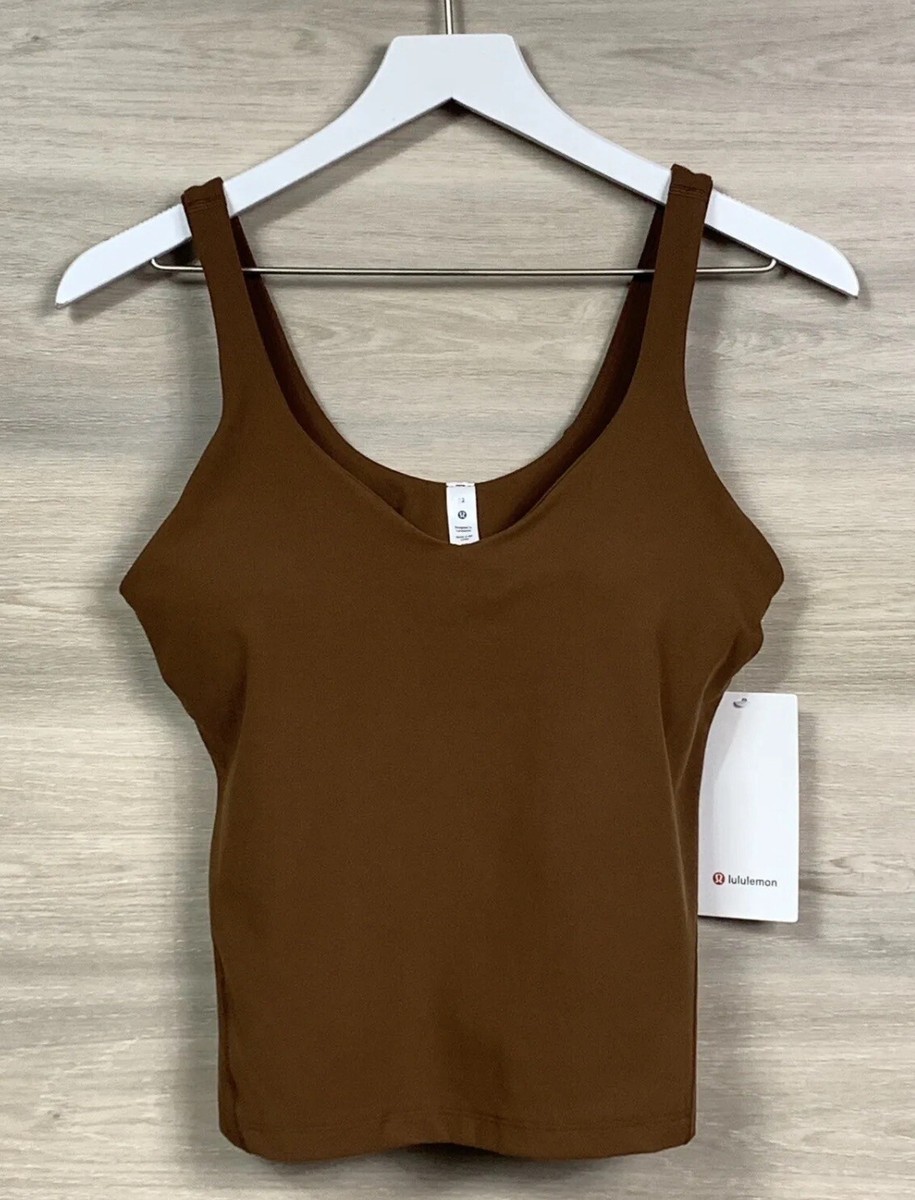 Lululemon Align Waist Length Tank Size 2 A/B 🤎🍂 Roasted Brown