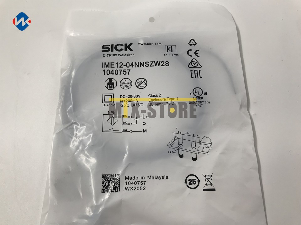 Capteur De Proximité SICK IME12-04NPSZW5K - Neuf, Compatible PLC-2, Pour Automatisation