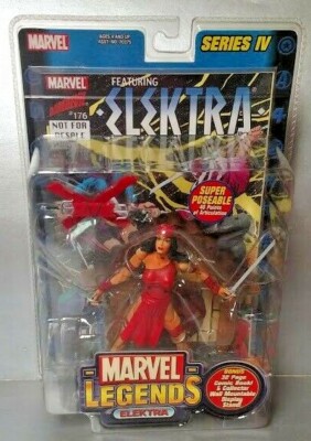Marvel Legends Series 4 Action Figure Elektra Brand New Sealed NIB