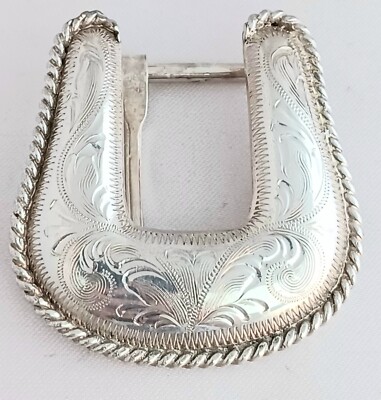 Mexican Alpaca Silver Belt Buckle