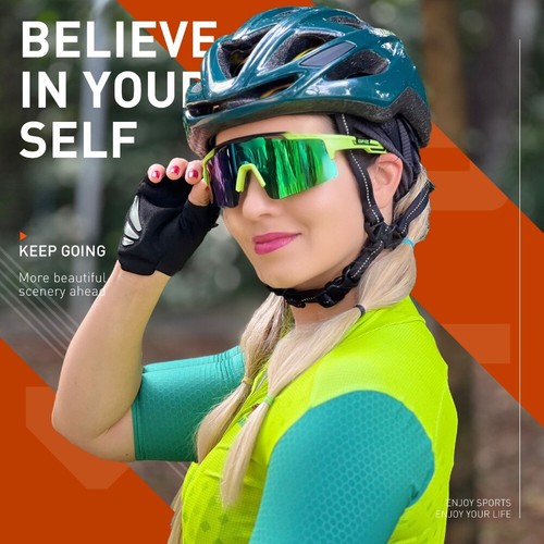 Radfahren Sonnenbrille Sport Reiten Fahrrad Brille Herren Damen UV400 Fahrradbrille - Bild 9 von 29