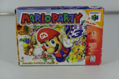 Mario Party 1 (Nintendo 64, 1999) Box/Handbuch/Einsätze komplett CIB N64 guter Zustand - Bild 1 von 12