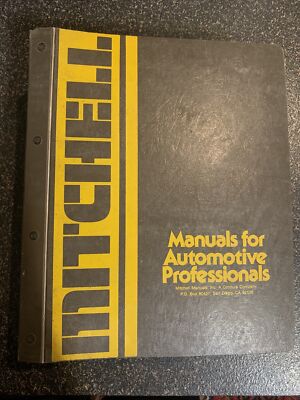 Mitchell Service & Repair Manual 1963-1973 Wire Diagrams ISBN-0-8470-5756-9
