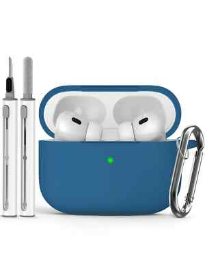 Apple AirPods Schutzhülle mit Reinigungsbürste für ultimativen Pflegeschutz