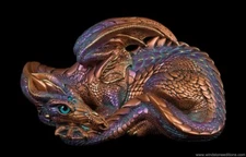 Windstone Editions "Copper Patina – (Intense Patina)" Mother Dragon
