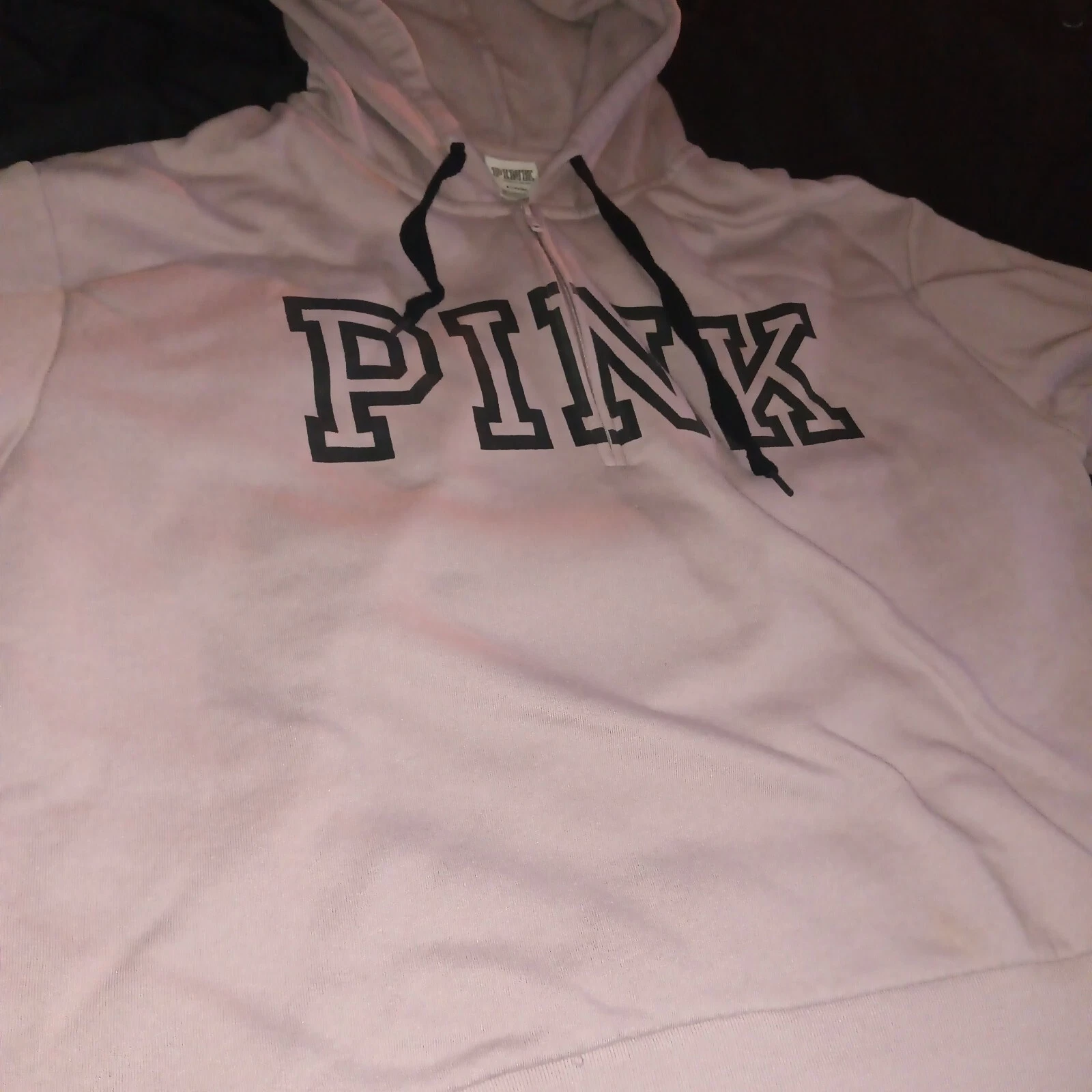 UNDERCOVER Felpa con cappuccio Victoria Secret ROSA. Taglia M