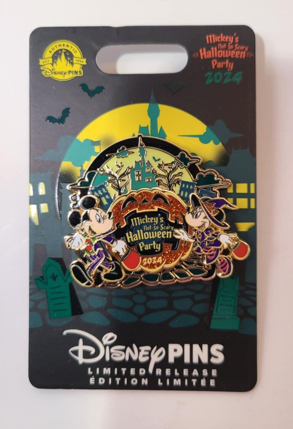 Mickey's Not So Scary Halloween Party 2024 Pin Mickey & Minnie Limited Release