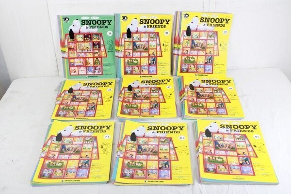 SNOOPY - SNOOPY &amp; FRIENDS DeAGOSTINI おまとめセット SNOOPY & FRIENDS Famous Scene Collection All Complete by