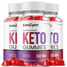KetoXpert Keto ACV Gummies, Keto Xpert Max Strength ACV Gummies (3 Pack)