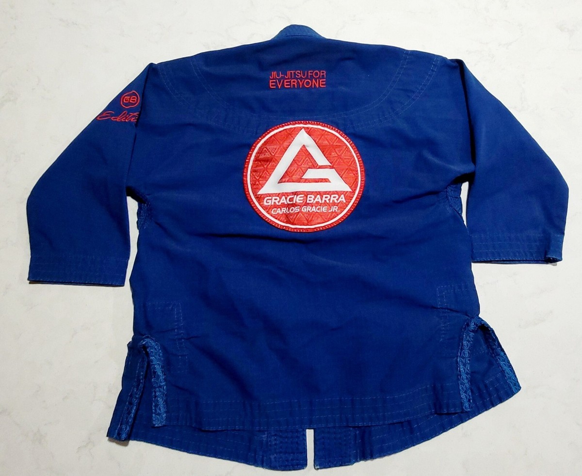 Kimono (Gi) Gracie Barra GB3 Pour Le Jiu-Jitsu Brésilien (BJJ) - Neuf Avec Étiquette - Blanc
