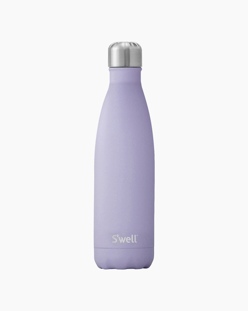S'well Vacuum Insulated Stainless Steel Swell Water Bottle - PURPLE GARNET 17oz