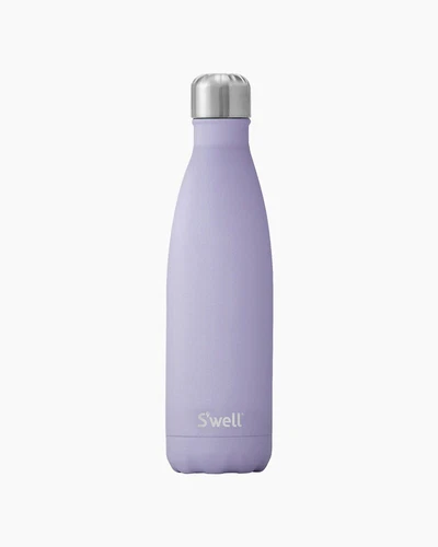 S'well Vacuum Insulated Stainless Steel Swell Water Bottle - PURPLE GARNET 17oz