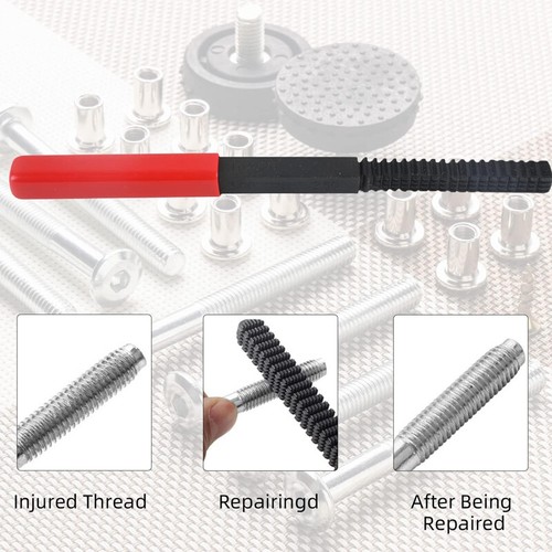 15pc Metric Thread Restorer Tool Set Metric Rethread Repair Tool Thread Chaser A - Picture 15 of 19
