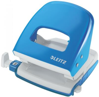 LEITZ Locher Bürolocher Nexxt 5008, Stanzleistung: 30 Blatt, hellblau