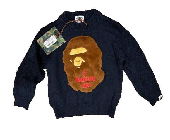 Wool Bape Knit Sweater Bape Knit Sweater Cheap