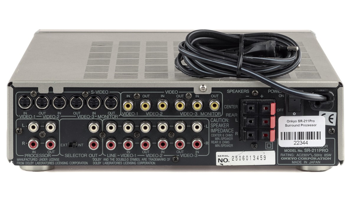 Onkyo SR-211Pro AV Surround Prozessor / 1 Jahr Garantie | eBay.de
