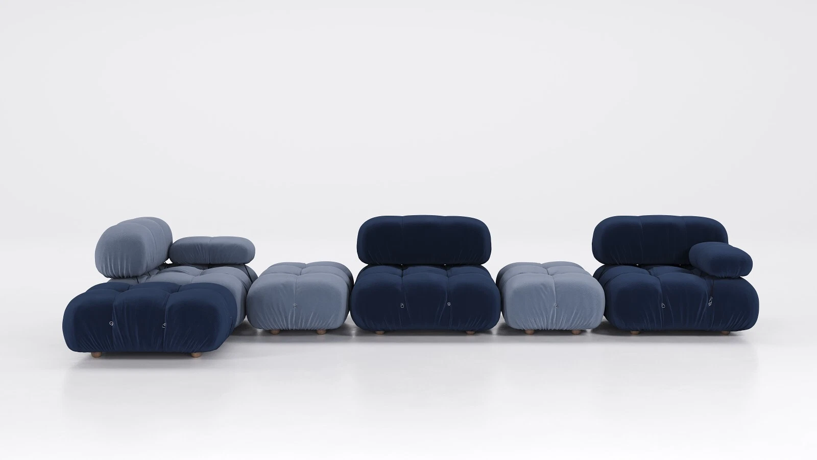 B & B Italia Camaleonda Sofa Sectional Navy Blue Enia & Licata *IN STOCK*