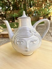 Jonathan Adler Boy/Girl Reverse Two Face Teapot CoffeePot Utopia Pottery Retired