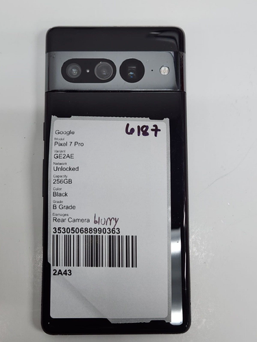 DEFECTIVE - Google Pixel 7 Pro - 256GB - Obsidian - Unlocked - GE2AE - 6187 - Zdjęcie 4 z 4