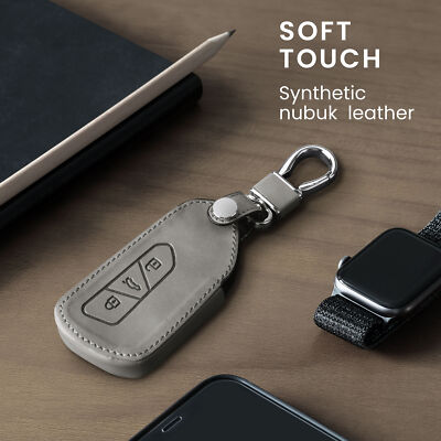 Guscio Telecomando Per Citroen C1 C2 C3 C4 C5 - Con Portachiavi In Pelle, Solo Scocca Esterna - Foto 4