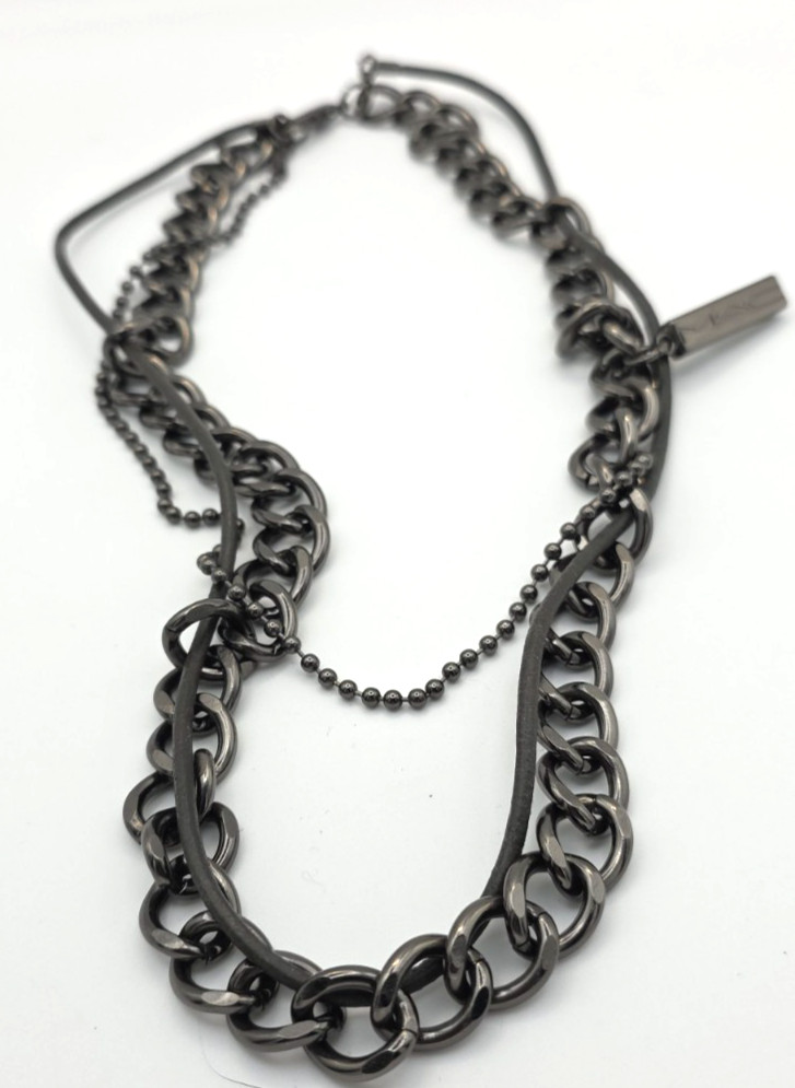 MAC Statement Multi Strand Chunky Chain Necklace … - image 4