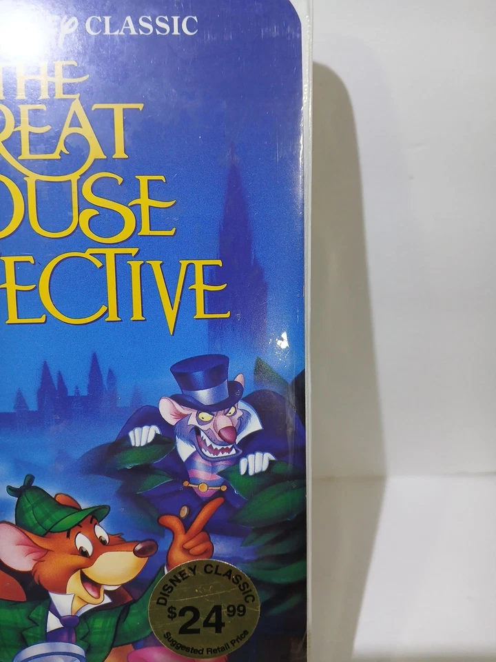 The Great Mouse Detective VHS Walt Disney Classic Sealed 1986 Animated Movie - Image 3 of 4