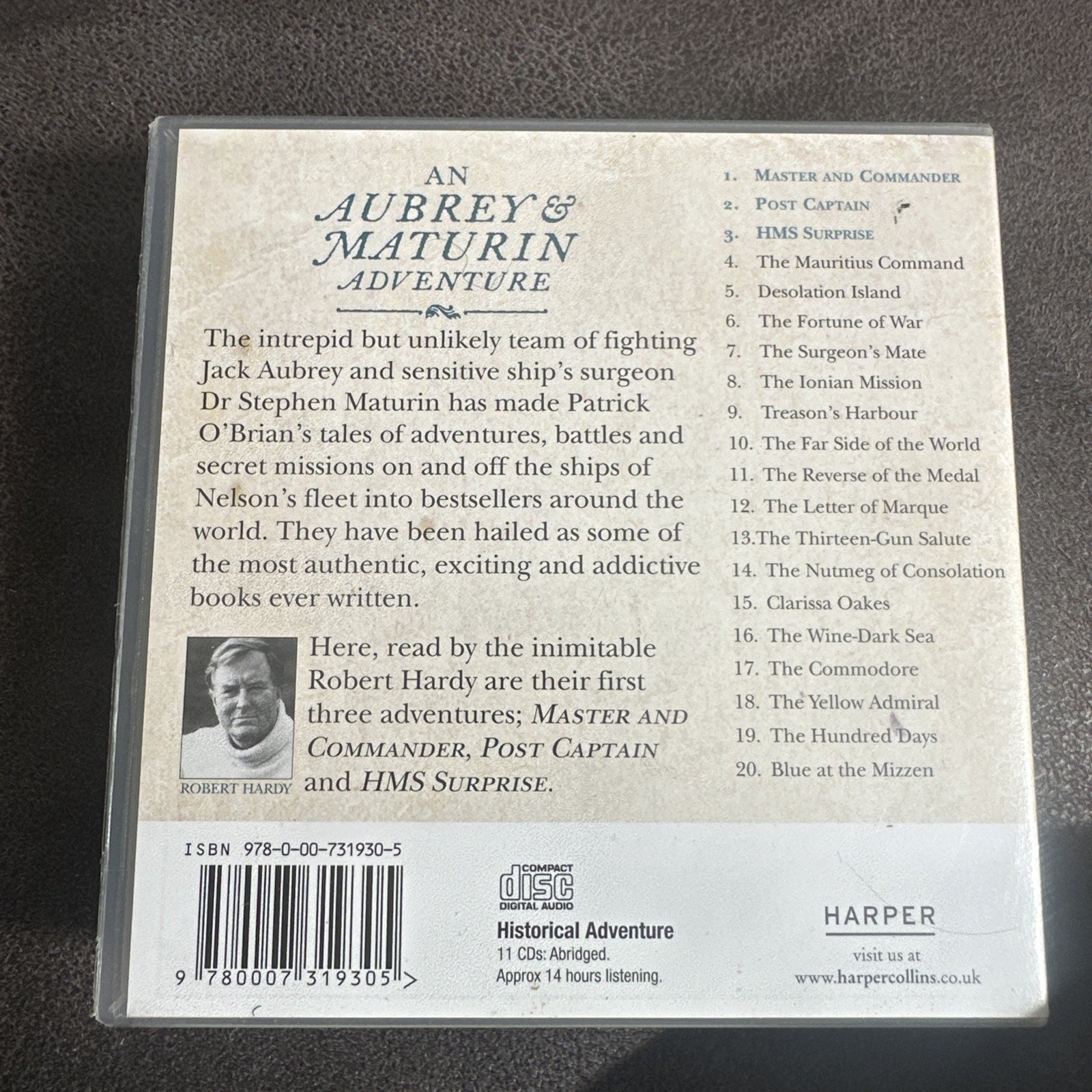 The Aubrey-maturin chronicles by Patrick o’Brian vol 1 abridged audio book image 2