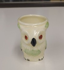Vintage Owl Egg Cup  Keele  Street Pottery 1940-1950's