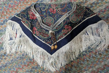 Native American Handmade Shawl fringed