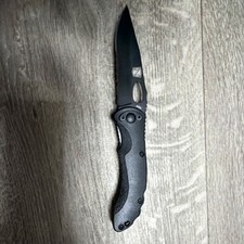 Noble Outfitters Viper Pocketknife Black Stainless Steel Combination Blade