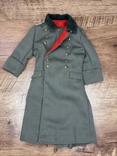 1/6 SCALE WW2 GERMAN GREAT COAT GENERAL OFFICER RED COLLAR