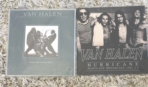 Limited Edition Reissue Van Halen Women Record Album Vinyl Backstage Pass Poster