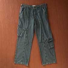 Urban Outfitters BDG Sustainable Cargo Baggy Utility Jeans Wide Leg Size XL